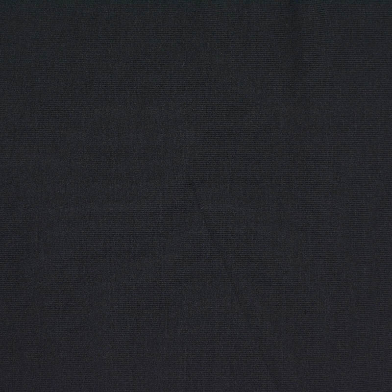 Viscose Stretch Jersey Knit Fabric, 175 gsm, 165 cm — Black