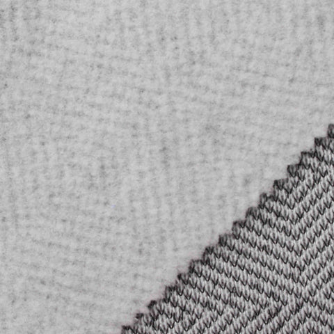 Light Grey Marl French Terry, Polyester, 320 gsm