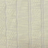Off-White Fine-Floral Jacquard, Poly-Cotton