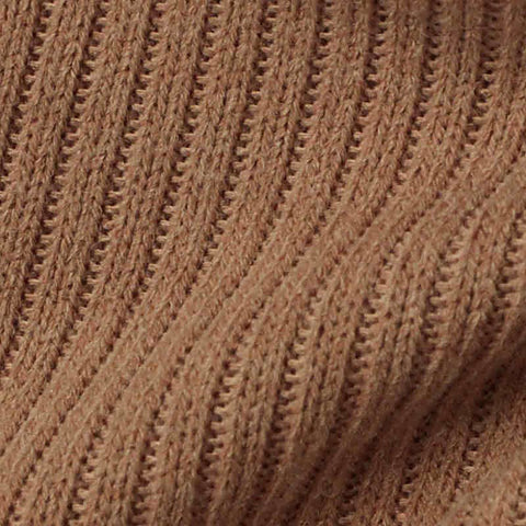 100% Polyester Rib Knit Fabric, 365 gsm, 160 cm — Khaki