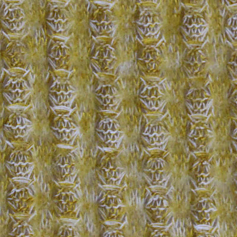 Polyester Viscose Stretch Waffle Knit Fabric, 180 gsm, 150 cm — Yellow