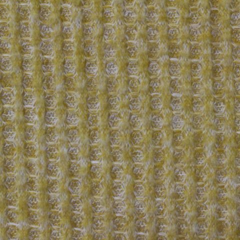 Polyester Viscose Stretch Waffle Knit Fabric, 180 gsm, 150 cm — Yellow