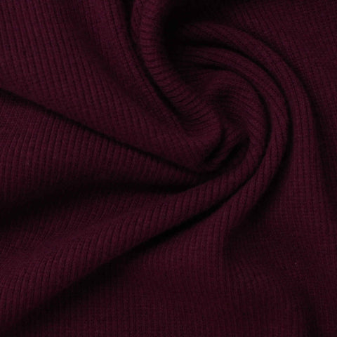 Rib Knit Fabric, 235 gsm, 120 cm — Purple