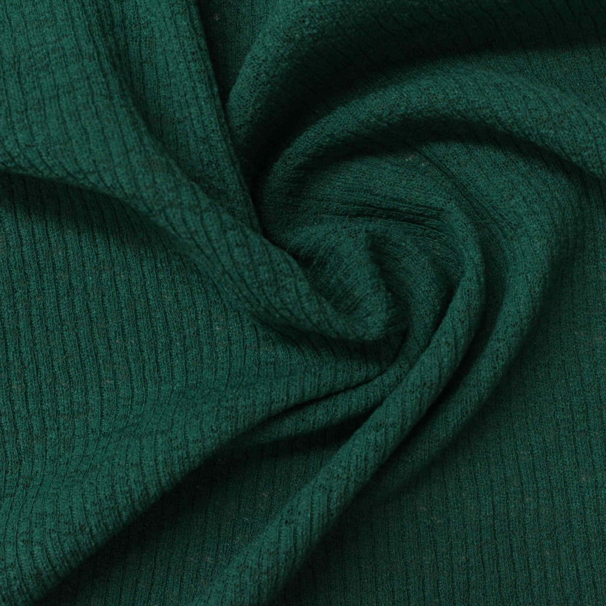 100% Polyester Rib Knit Fabric, 143 gsm, 145 cm — Green