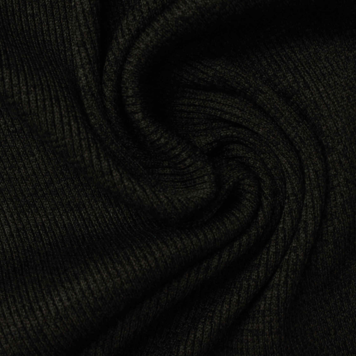 100% Polyester Rib Knit Fabric, 293 gsm, 180 cm — Green