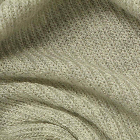 Light Grey Heather Rib Knit, Poly-Viscose