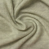 Polyester Viscose Stretch Rib Knit Fabric, 210 gsm, 165 cm — Green