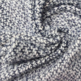 Dark Blue Marl Chunky Knit, Polyester