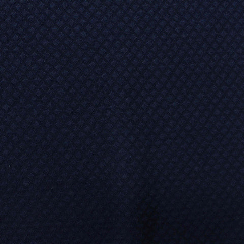 Dark Blue Diamond Jacquard, Polyester, 230 gsm