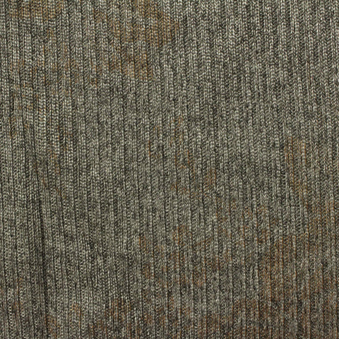 Polyester Stretch Rib Knit Fabric, 185 gsm, 150 cm — Grey