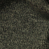 Cotton Polyester Stretch Rib Knit Fabric, 340 gsm, 100 cm — Khaki — texture