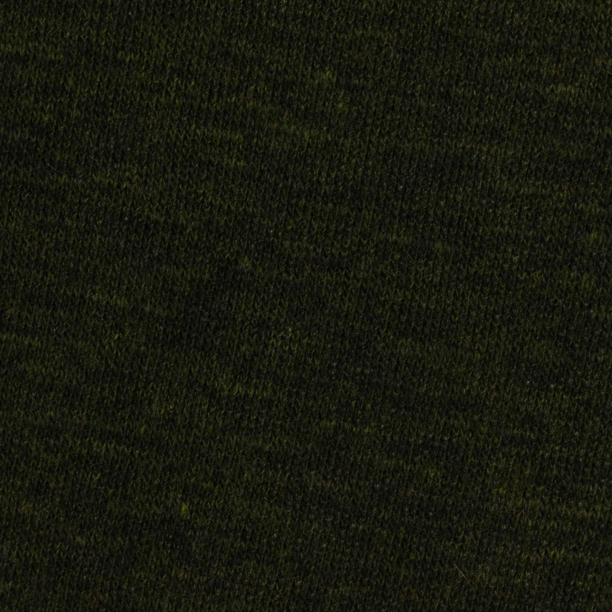 Dark Green Marl French Terry, Cotton-Poly, 295 gsm