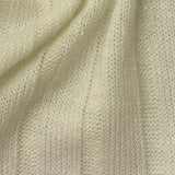 Viscose Polyester Stretch Rib Knit Fabric, 176 gsm, 165 cm — White — texture
