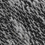 Black Marl Chunky Knit, Cotton-Poly — texture