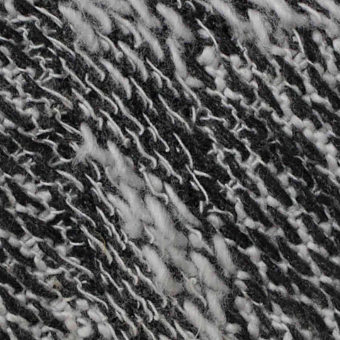 Black Marl Chunky Knit, Cotton-Poly, 350 gsm