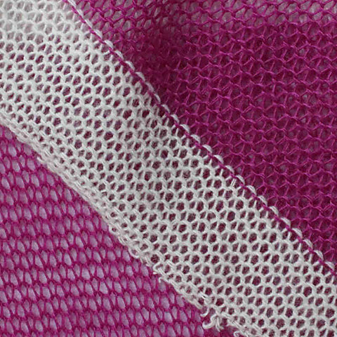 Magenta Stripe Knit, Poly-Cotton