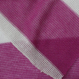 Magenta Stripe Knit, Poly-Cotton