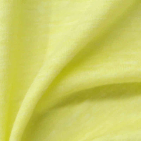 Light Yellow Marl Jersey Knit, Cotton-Poly, 105 gsm