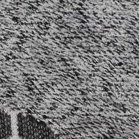 Black Marl Chunky Knit, Polyester, 240 gsm