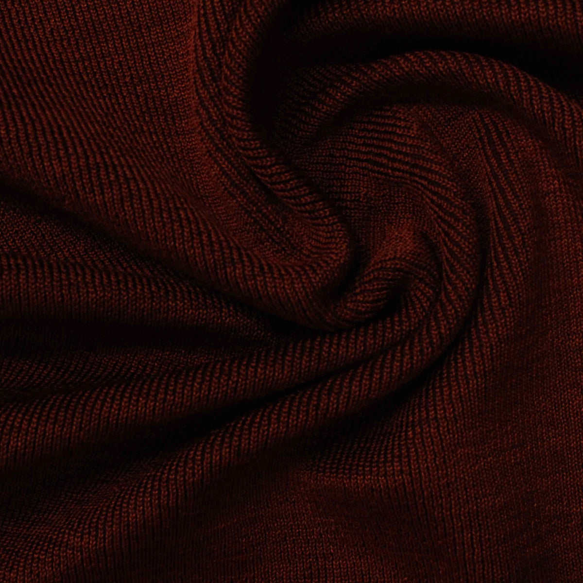 Polyester Stretch Rib Knit Fabric, 362 gsm, 170 cm — Red