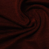 Polyester Stretch Rib Knit Fabric, 362 gsm, 170 cm — Red