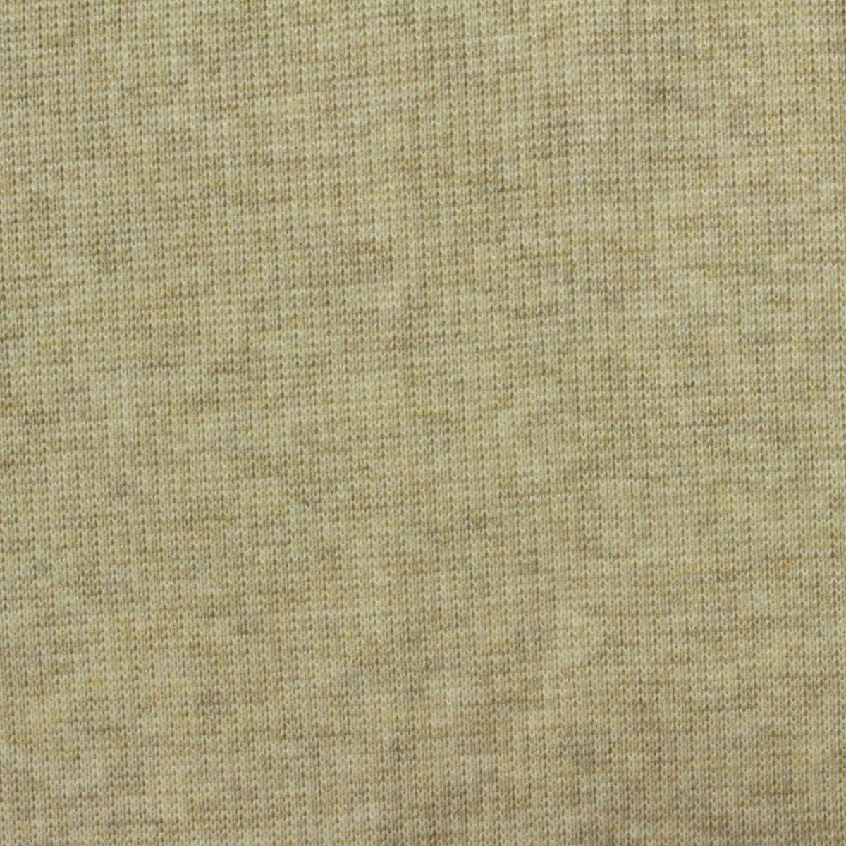 Light Brown Marl Rib Knit, Cotton-Poly