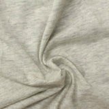 Light Grey Heather Jersey Knit, Cotton-Poly