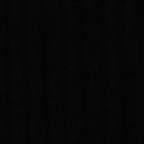 Polyester Viscose Stretch Rib Knit Fabric, 213 gsm, 140 cm — Black