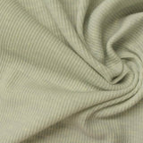 Polyester Cotton Stretch Rib Knit Fabric, 242 gsm, 115 cm — Green