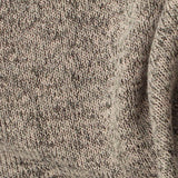 Dark Grey Marl Jersey Knit, Viscose-Poly — texture