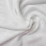 Viscose Polyester Stretch Chunky Knit Fabric, 195 gsm, 142 cm — White