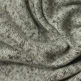 Dark Grey Marl Jersey Knit, Viscose-Poly — texture