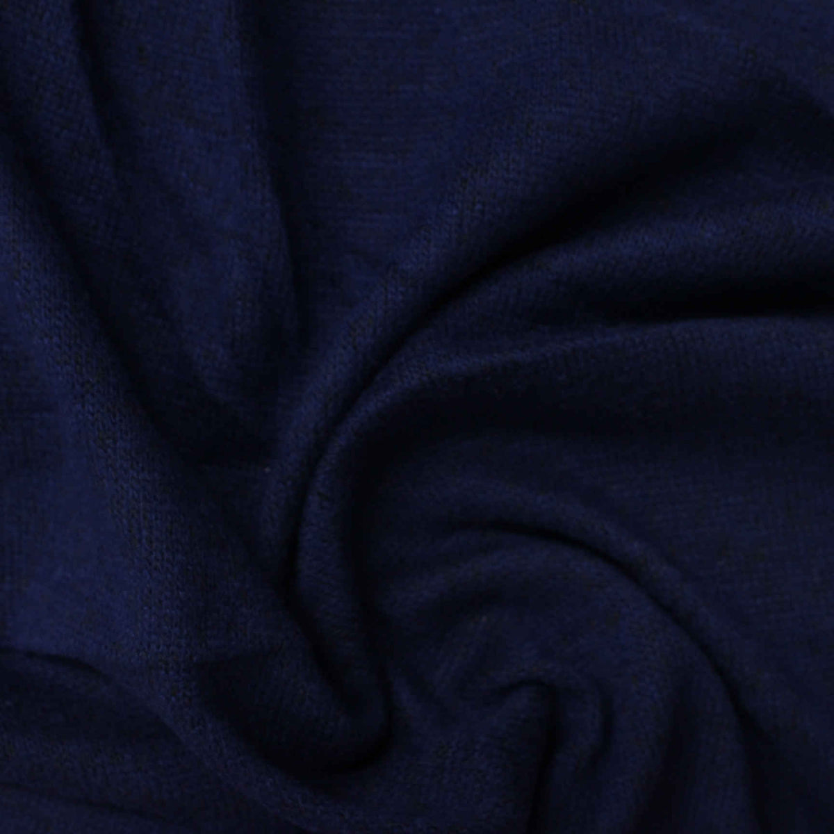 Viscose Polyester Stretch Jersey Knit Fabric, 180 gsm, 170 cm — Navy