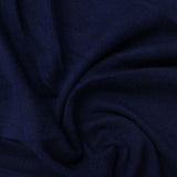 Viscose Polyester Stretch Jersey Knit Fabric, 180 gsm, 170 cm — Navy