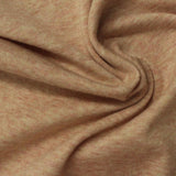 Peach Marl Rib Knit, Cotton-Poly