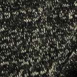 Black Marl Chunky Knit, Poly-Viscose — texture