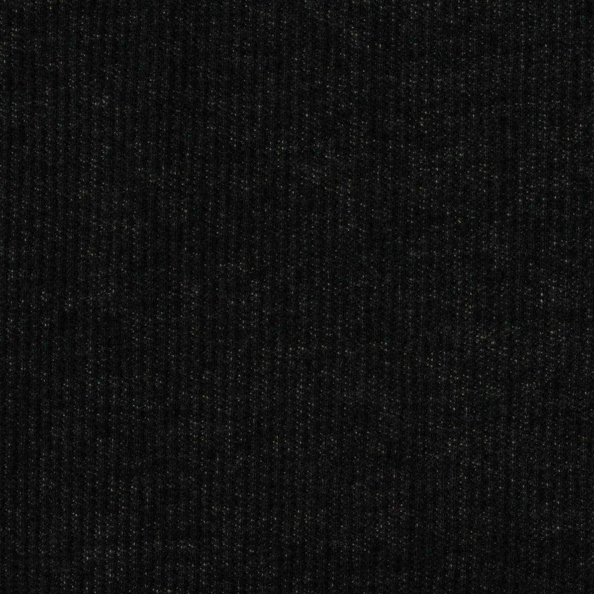 Dark Grey Marl Rib Knit, Poly-Cotton, 336 gsm