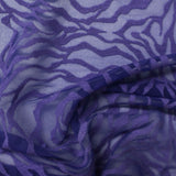 Purple Zebra Rib Knit