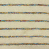 White Glitter-Stripe Jersey Knit, Cotton