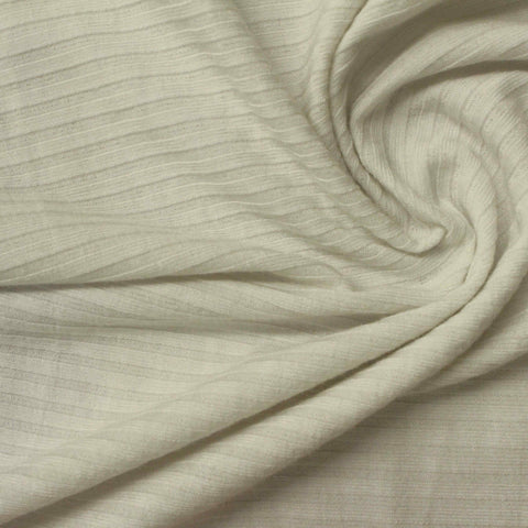Rib Knit Fabric, 200 gsm, 154 cm — Beige