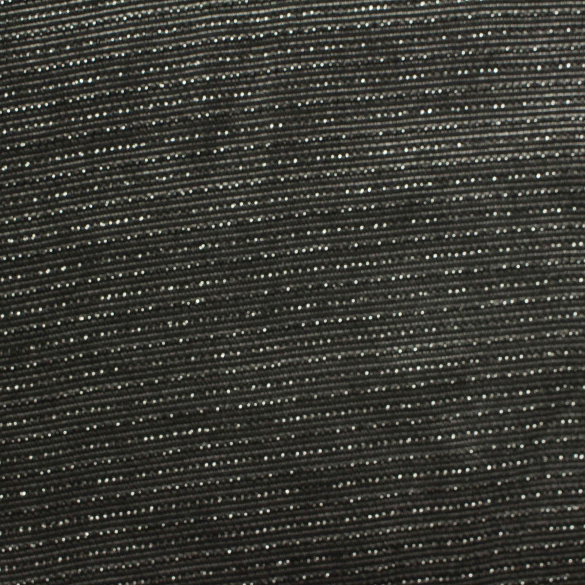 Silver Horizontal-Stripe Jersey Knit, Polyester, 145 gsm