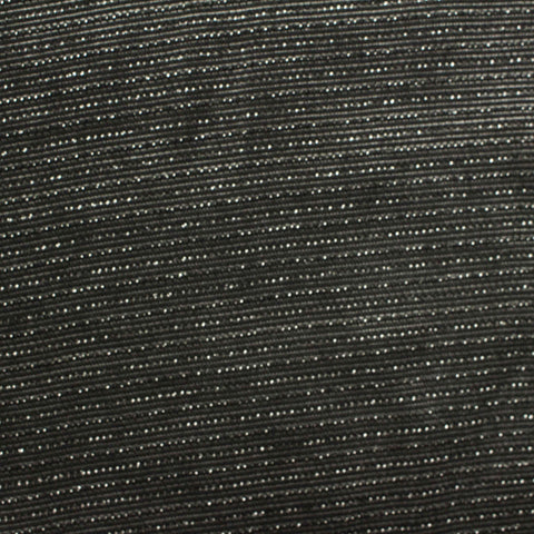 Silver Horizontal-Stripe Jersey Knit, Polyester, 145 gsm