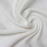 Chunky Knit Fabric, 225 gsm, 137 cm — White