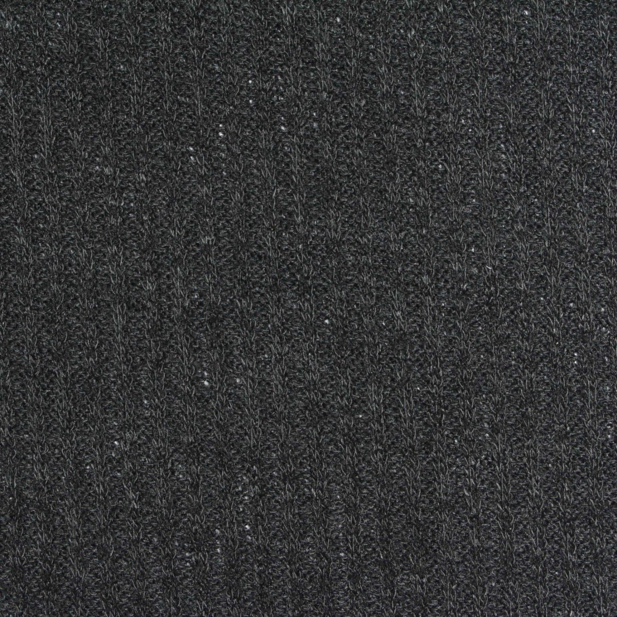 Dark Grey Marl Rib Knit, Polyester, 229 gsm