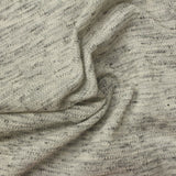 Dark Grey Marl Jersey Knit, Poly-Cotton
