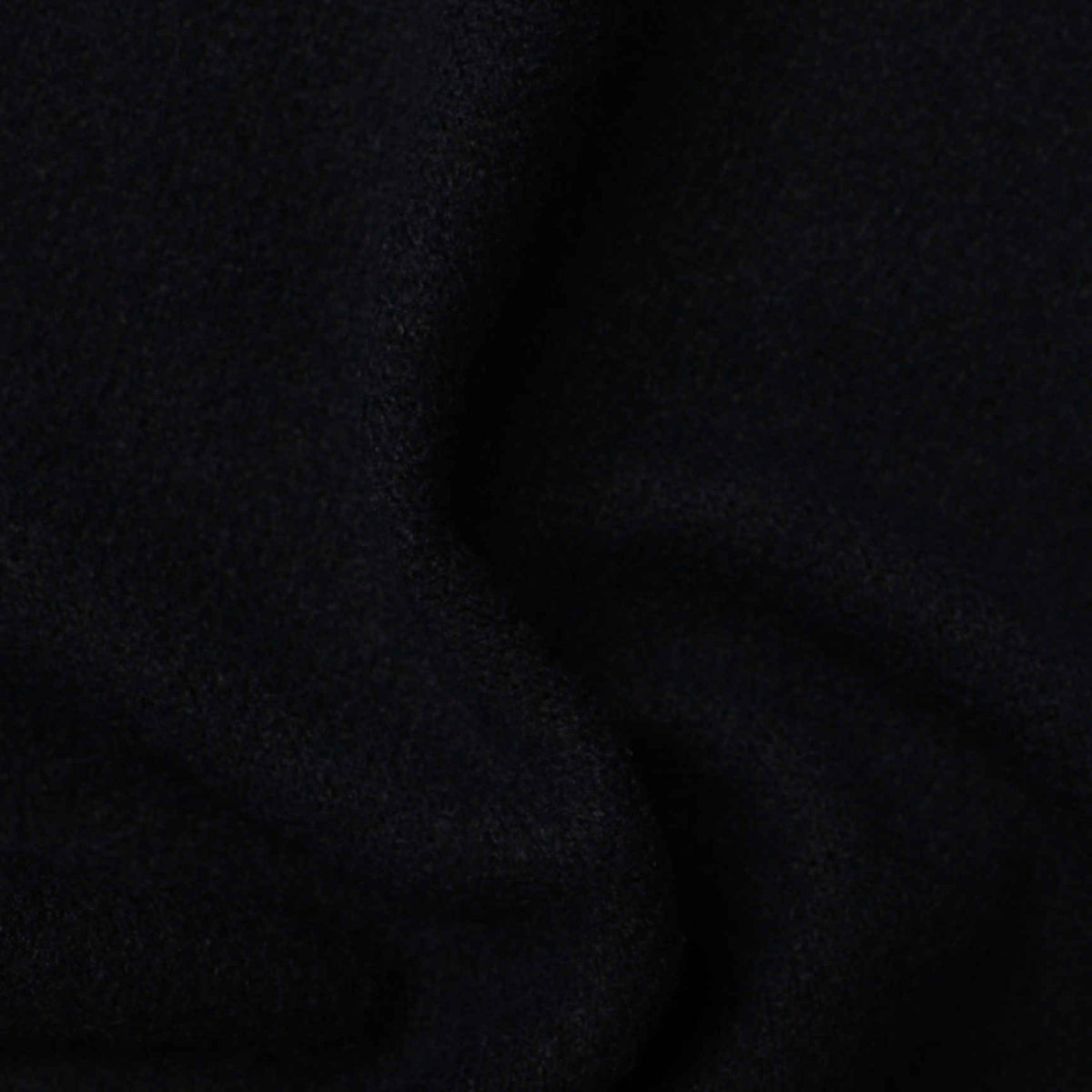 100% Polyester Chunky Knit Fabric, 505 gsm, 160 cm — Black