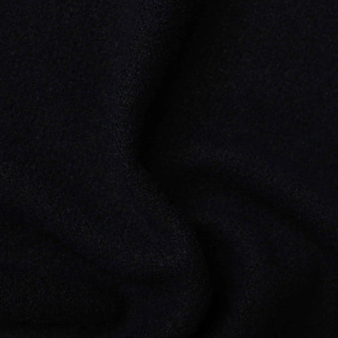 100% Polyester Chunky Knit Fabric, 505 gsm, 160 cm — Black