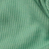 Polyester Viscose Rib Knit Fabric, 123 gsm, 145 cm — Green — texture