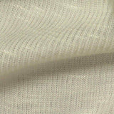 100% Viscose Rib Knit Fabric, 118 gsm, 150 cm — White — texture