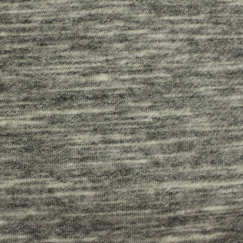 Grey Heathered-Marl French Terry, Cotton-Poly, 262 gsm